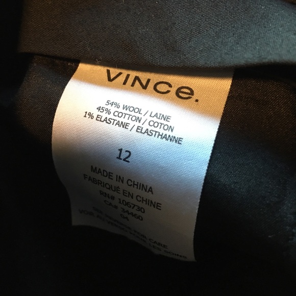 NWT Vince Navy wide-legged dress pants - Picture 5 of 5
